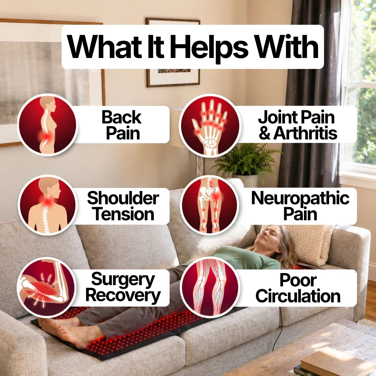 Red & Infrared Light Therapy Mat