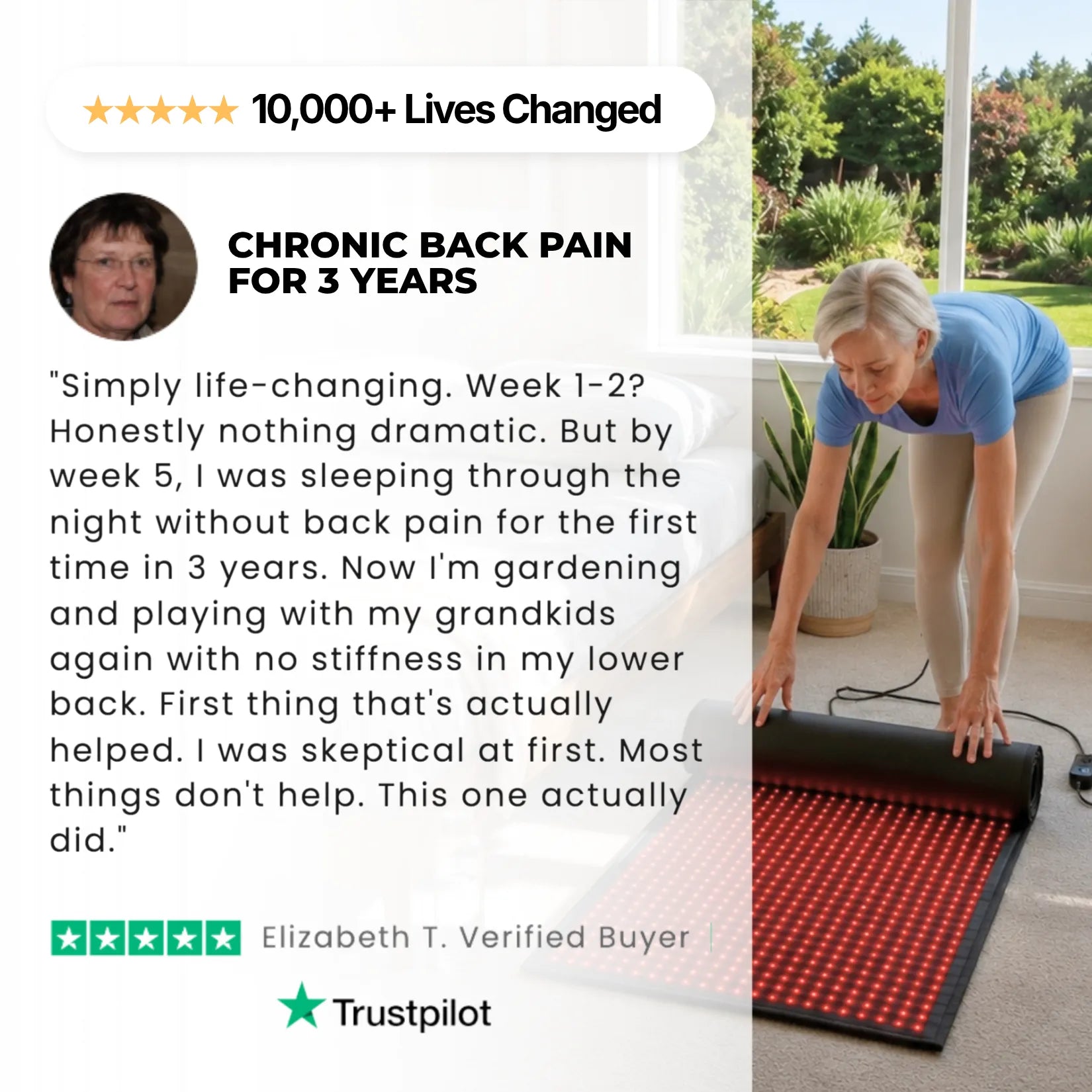 Red & Infrared Light Therapy Mat