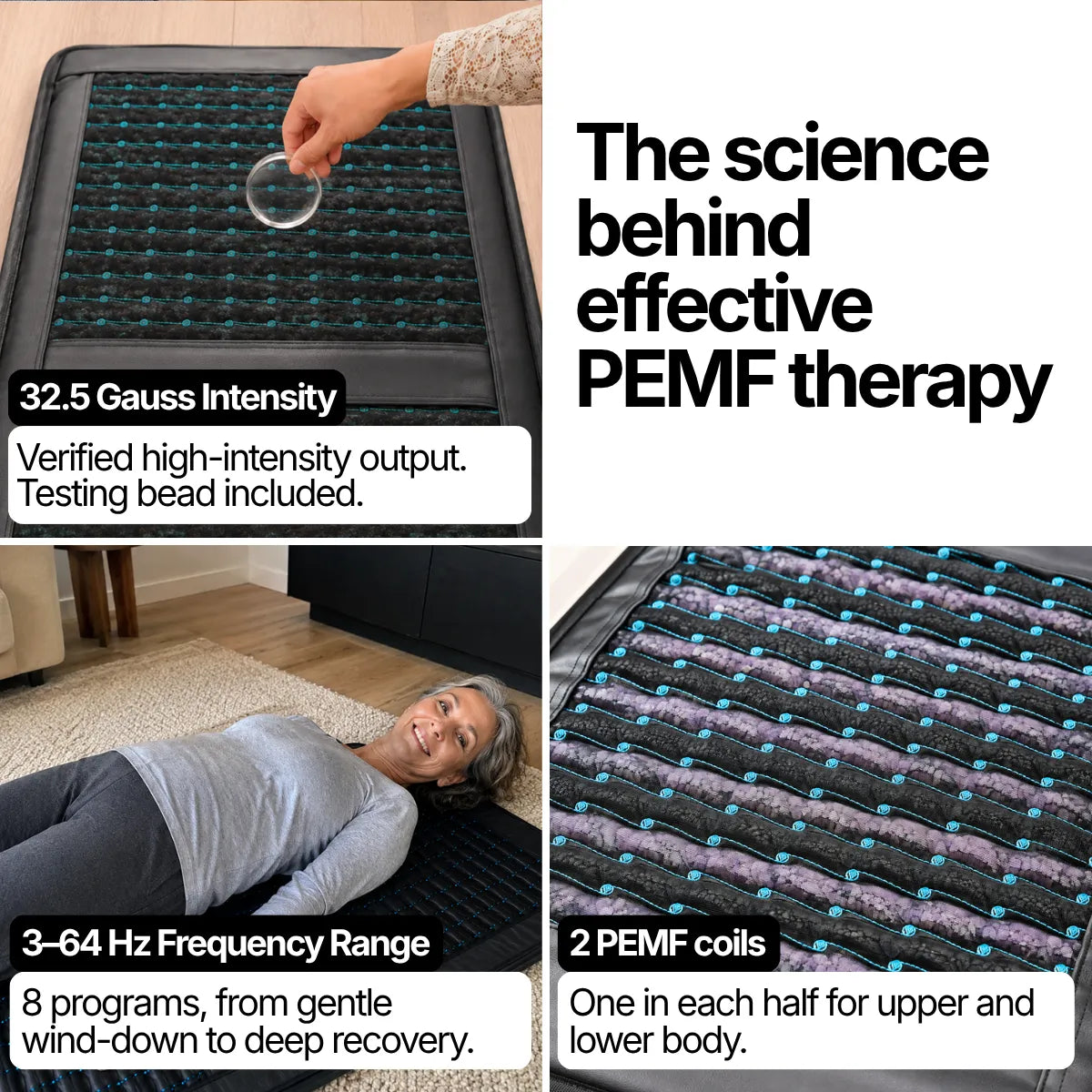 Foldable PEMF Therapy Mat