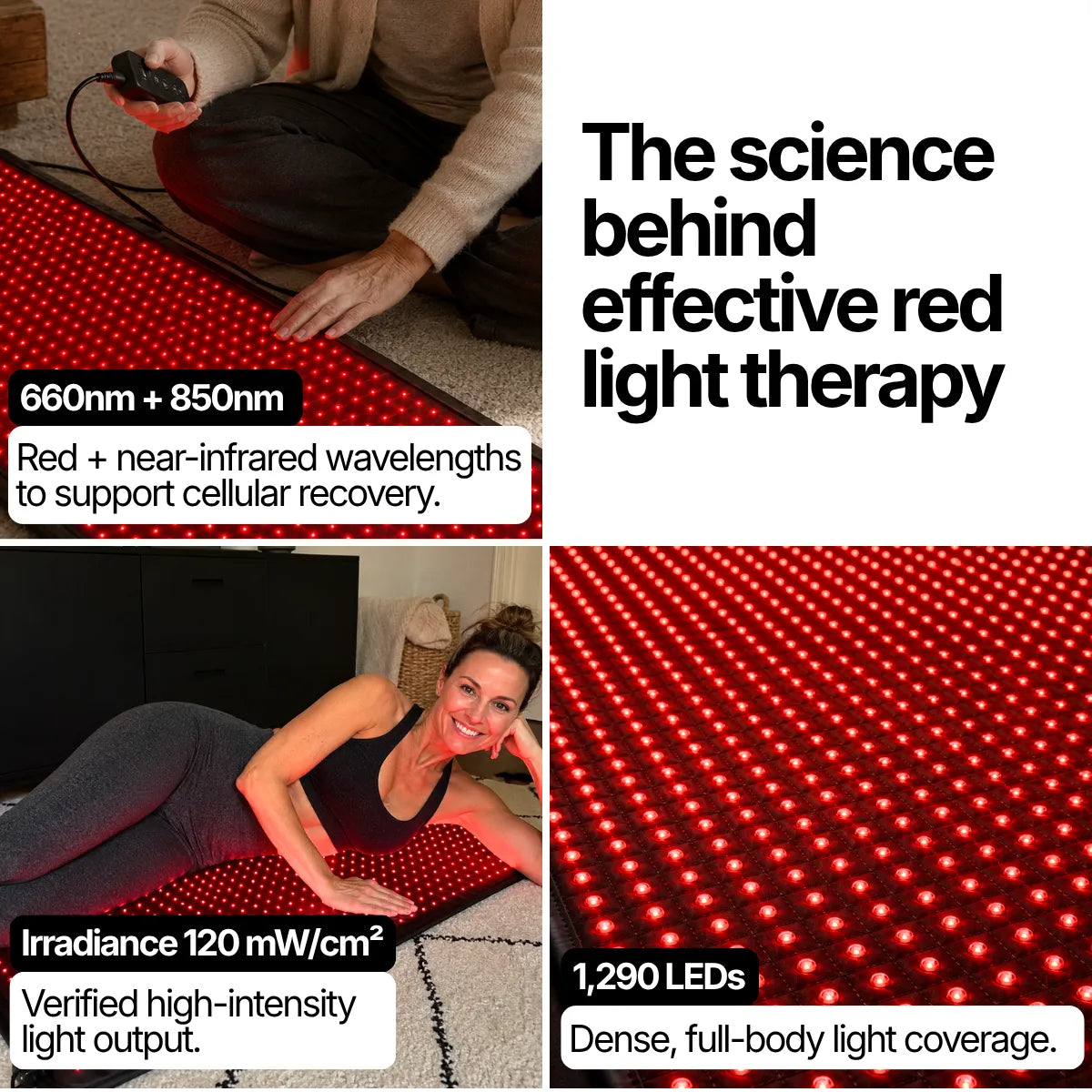 Red & Infrared Light Therapy Mat