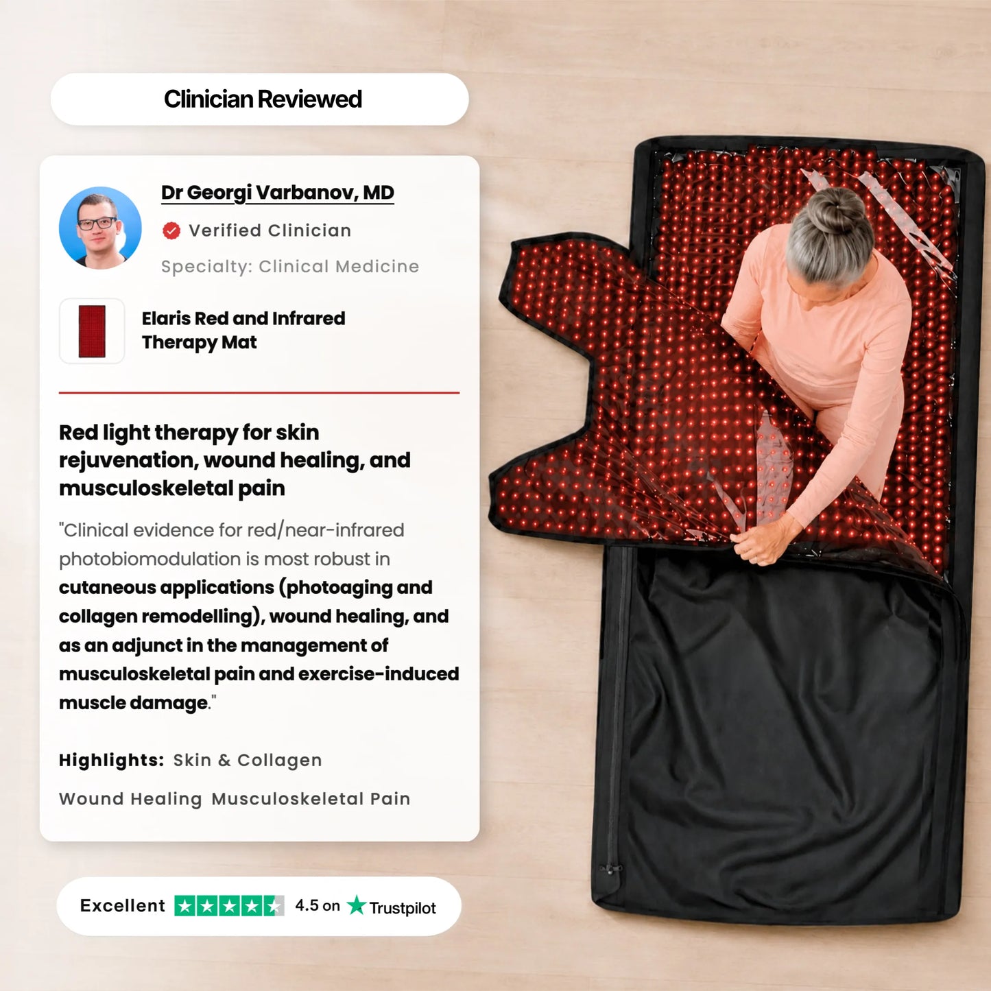 Red & Infrared Light Therapy Bag