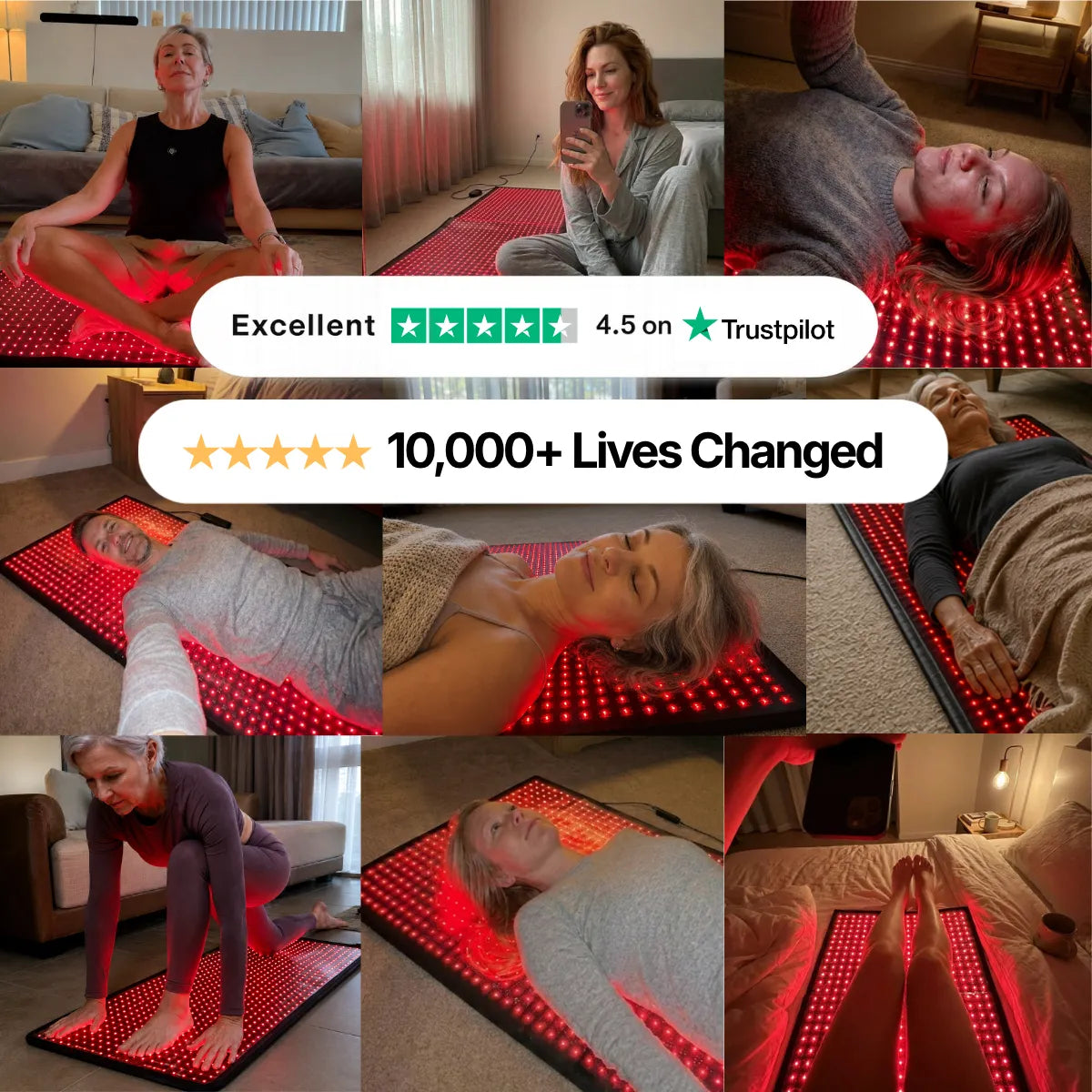 Red & Infrared Light Therapy Mat
